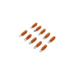 Ampoule - lampe 12v 2w norme w2w culot - w2x4, 6d wedge standard orange (compteur et clignotant) (boite ...