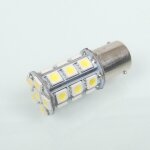 Ampoule led 12v blanche culot ba15s 280 lumens rms pour moto auto scooter neuf