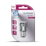 Ampoule led x 1 - 1157 p21 / 5w, 12 - 24v, 12x3030smd, canbus, blanc (lb853w - 01b platinum)