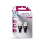 Ampoules led x 2 - w16w t15, 12 - 24v 5x2835smd 1w, canbus, blanc (lb834w - 02b platinum)