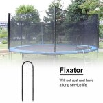 Ancre de trampoline robuste antirouille, piquet en acier de sécurité pour accessoires de trampoline Ancre de trampoline robuste antirouille, piquet en acier de sécurité pour accessoires de trampoline