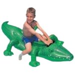 Animal flottant gonflable intex crocodile a chevaucher intex 58546np