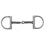 Anneaux de mors verdum a rouleaux pour cheval feeling