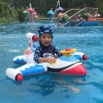 Anneau de natation gonflable pour bébé, avec volant, flotteur d'avion, jouet de piscine, siège pour enfants ... Anneau de natation gonflable pour bébé, avec volant, flotteur d'avion, jouet de piscine, siège pour enfants ...