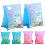Anneau de natation gonflable en forme de licorne, flamand rose, pour bb, brassard flottant, gilet de ...