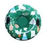 Anneau de ski gonflable pour l'hiver, cercle de ski avec poign�e, planche de ski flottante en pvc, tube ...