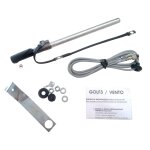 Antenne aile volkswagen golf iii / vento - noire - 90cm