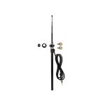 Antenne telescopique am fm universelle passive noire d29mm