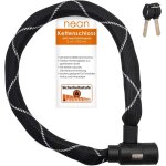 Antivol a chane de vlo avec 2 cls de scurit, haute scurit et revtement en tissu extrmement robuste, ...