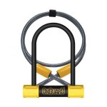 Antivol u onguard bulldog mini dt 8015 avec cable dragonne