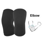 Aolikes 1 paire de genouillres de 7 mm, support de rcupration des blessures, genouillre en noprne ...