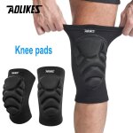 Aolikes 1 paire de genouillres et coudires, genouillres en eponge epaisse collisonnes pour le travail, ...