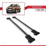 Apline pour dacia duster 2010 - 2013 barres de toit railing porte - bagages de voiture fly mod�le gris ...