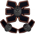 Appareil abdominal muscle stimulateur, electrostimulateur musculaire ems ceinture abdominale bras abs ...