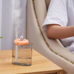 Appareils mnagers usb humidificateur anneau de natation mignon animal de compagnie ultrasons brume frache ...