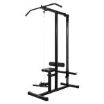 Appareil de musculation polyvalent exercices combins sans poids noir helloshop26 02 0000050
