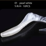 Appt artificiel en silicone souple a longue queue, leurre wobbler de type ver, appt artificiel idal ...