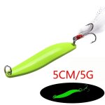 Appt dur artificiel brillant pour la pche, leurre pour attraper des poissons comme les brochets, matriel ...