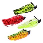 Appt de pche buzzbait spinnerbait, leurre buzzbaits avec crochet  tte plombe, couleur mixte 7g / ...