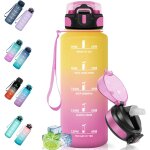 Apt - gourde sport, 1. 5l anti - fuite, gourde paille, sans bpa, gourde avec paille, rutilisable, gourde, ...