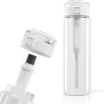 Apt - gourde en verre 680 ml avec filtre a eau, sans bpa, bouteille avec filtre a charbon actif, bouteille ... Apt - gourde en verre 680 ml avec filtre a eau, sans bpa, bouteille avec filtre a charbon actif, bouteille ...