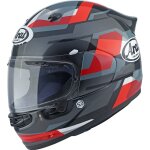 Arai quantic abstract casque, noir - rouge, taille l pour hommes