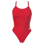 Arena - women's team swimsuit challenge solid - maillot de bain taille 36, rouge