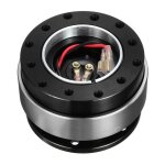 Argent universel voiture auto dgagement rapide volant snap off moyeu adaptateur kit de patron en aluminium ...