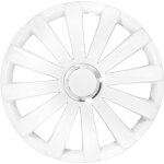 Asd tech pp 5083w pack de 4 enjoliveurs design spyder 13'' blanc / anneau chrome Asd tech pp 5083w pack de 4 enjoliveurs design spyder 13'' blanc / anneau chrome