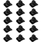 Asfasfq - 0xbit clips cble vlo noir, 15 pices vtt vlo cble c - clips, bicycle trouser clips avec ...