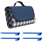Asfasfq - 1 tapis de pique - nique bleu avec 4 rivets bleus, tapis d'extérieur imperméable, pliable et ... Asfasfq - 1 tapis de pique - nique bleu avec 4 rivets bleus, tapis d'extérieur imperméable, pliable et ...