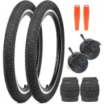 Asfasfq - lot de 2 pneus de vlo pliables 20 x 2, 125 pouces 30tpi compatibles avec vlo d'enfant 20 ...