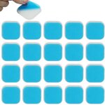 Asfasfq - 20 pcs gel pads 4060mm pour ems appareils, pads electrostimulation pour ceinture abdominale ...