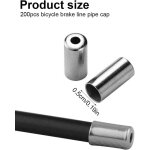 Asfasfq - lot de 200 embouts de câble de frein, câbles et gaines de frein vélo, cable frein velo, embouts ... Asfasfq - lot de 200 embouts de câble de frein, câbles et gaines de frein vélo, cable frein velo, embouts ...