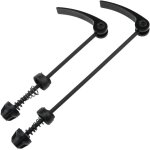 Asfasfq - 2pices axes de roue avant et arrire de vlo a dgagement, brochette de vlo dverrouillage ...