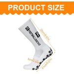 Asfasfq - 3 paires chaussette foot chaussettes de football antidrapantes pour entranement au football, ...