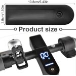 Asfasfq - 3 pices accessoires en caoutchouc housse de tableau pour xiaomi m365 de bord pluie ecran led ...