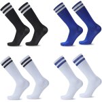 Asfasfq - 4 paires chaussettes de football pour enfants, chaussette foot enfant , chaussette foot noires ...