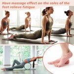 Asfasfq - lot de 4 paires de chaussettes de yoga confortables a cinq doigts séparés Asfasfq - lot de 4 paires de chaussettes de yoga confortables a cinq doigts séparés