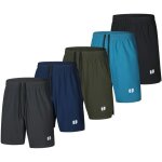Asfasfq - lot de 5 shorts de course a pied pour homme a séchage rapide pour jogging, shorts de sport ... Asfasfq - lot de 5 shorts de course a pied pour homme a séchage rapide pour jogging, shorts de sport ...