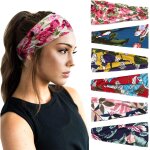 Asfasfq - 6 pices bandeau cheveux pour femme yoga courir bandeaux sport entranement bandeaux mignon ...