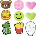 Asfasfq - 8 pices anti vibration raquette tennis, amortisseur de raquette de tennis en silicone, amortisseurs ...