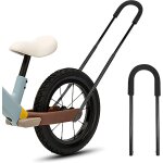 Asfasfq - absyrony barre velo enfant remorquage, 4 hauteurs rglables barre de pousse d'quilibre pour ...