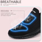 Asfasfq - basket femme respirantes slip on pour sneakers femmes chaussure de running fitness lgres ...