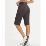 Asfasfq - bermuda long pour femme longueur genou 35, 6 cm taille haute avec poches yoga Asfasfq - bermuda long pour femme longueur genou 35, 6 cm taille haute avec poches yoga