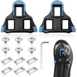 Asfasfq - cale de pdale crampons chaussures de vlo bleu compatibles avec shimano spd - sl sm - sh11, ...