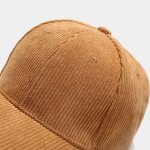 Asfasfq - casquette de baseball unisexe en velours ctel vintage couleur unie rglable pour voyage en ...