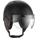 Asfasfq - casr style - casque lifestyle urbain pour vlo & trottinette electrique - visire transparente ...