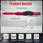 Asfasfq - ceinture leste musculation avec scurit autobloquante - design 3 en 1avec entranement poids, ...