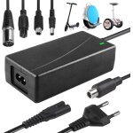 Asfasfq - chargeur trotinette electriqu, 42v 2a chargeurs de scooter avec 4 connecteurs universel chargeur, ...
